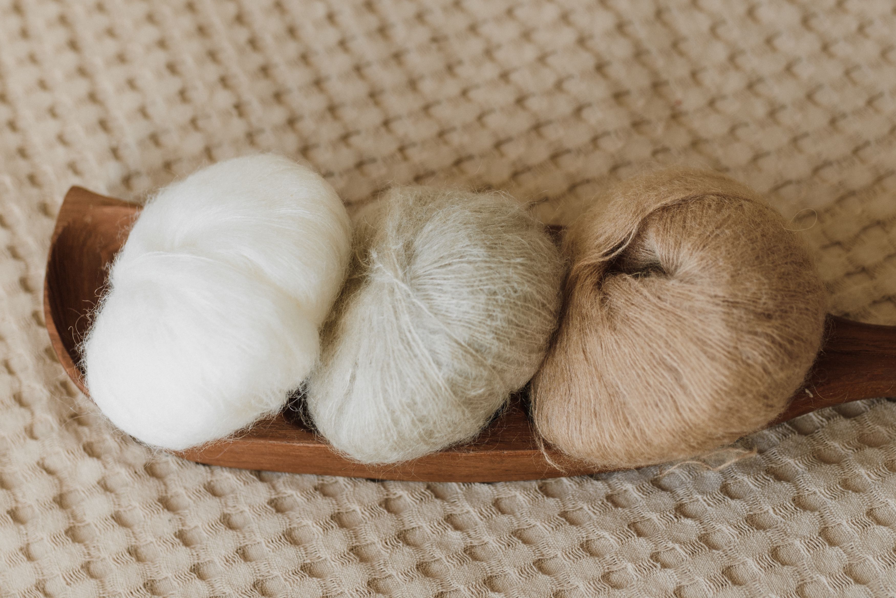 Colorful yarn collection